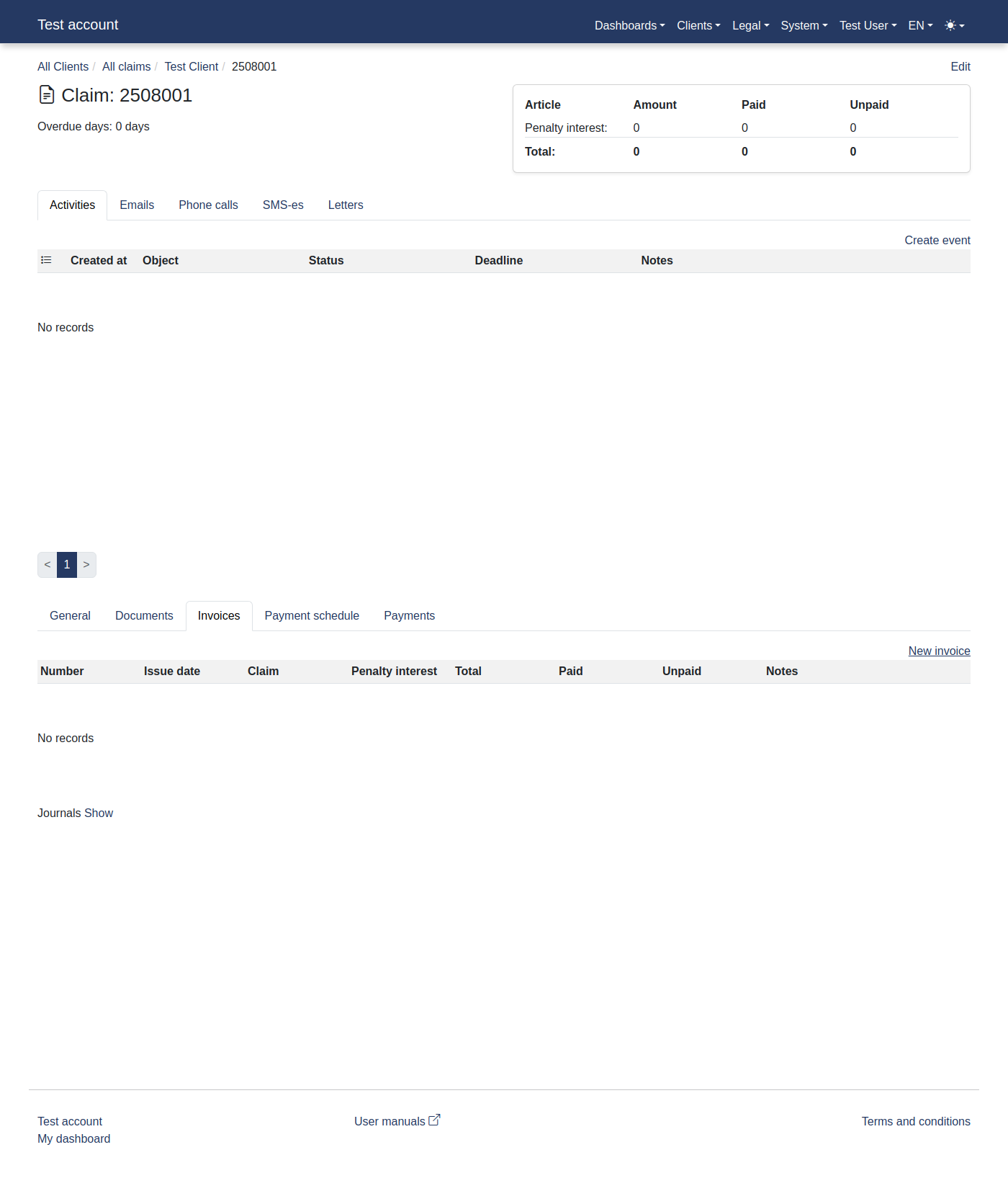 How to add a new invoice as a user? 16